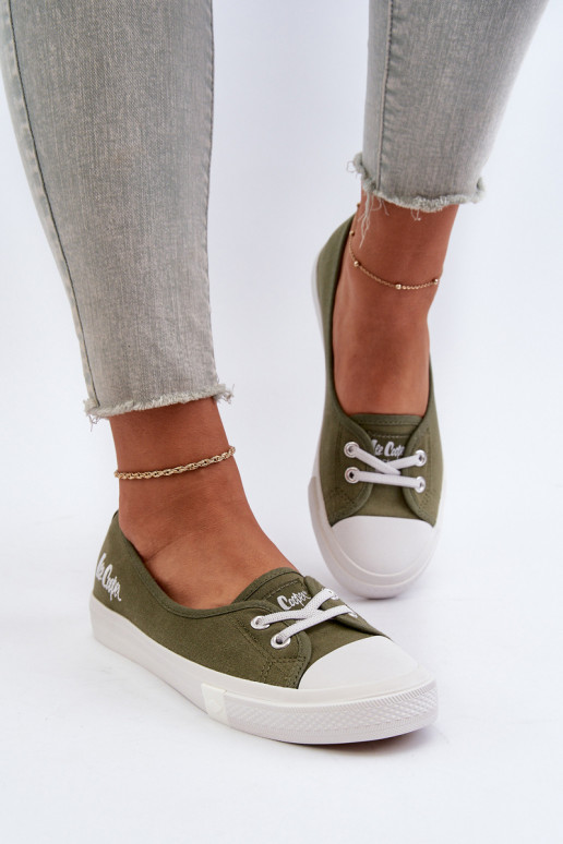 Scarpe da ginnastica Scarpe per il tempo libero Lee Cooper LCIN-24-31-2729 colore verde