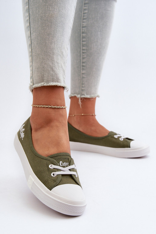 Scarpe da ginnastica Scarpe per il tempo libero Lee Cooper LCIN-24-31-2729 colore verde