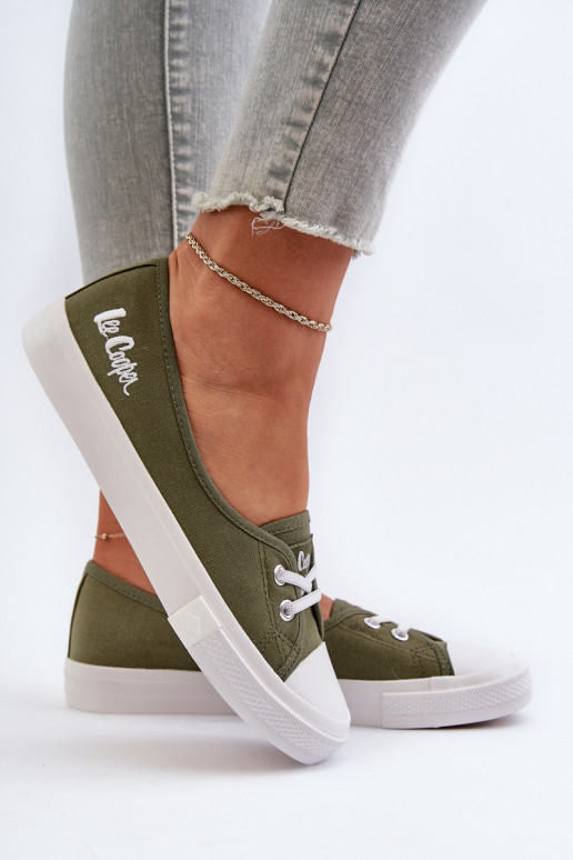 Scarpe da ginnastica Scarpe per il tempo libero Lee Cooper LCIN-24-31-2729 colore verde