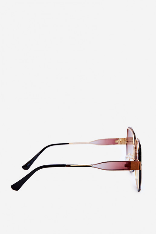 Occhiali da sole FemminileCienioAanymi Szkiełkami UV400 colore marrone