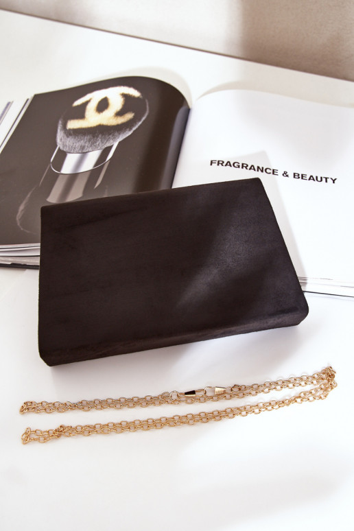 Palmare tipo di bBocca Con decorazioni con i cuorim in ecopelle scamosciataoAa nero Evilinas