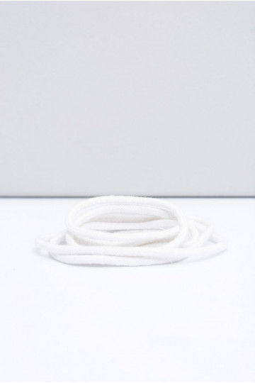 Corbby Colore bianco Lacci rotondi