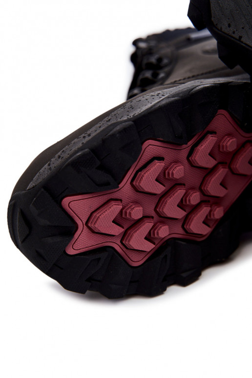 Deveschio Scarponi da trekking riscaldati Cross Jeans KK1R4027C colore nero