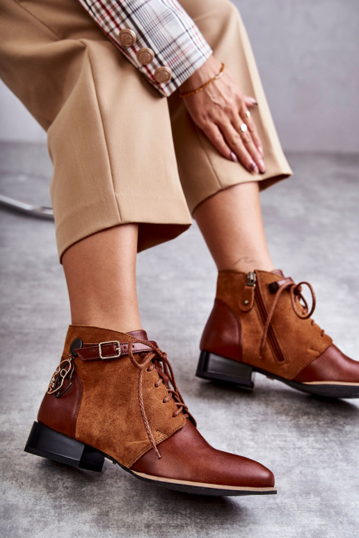 Stivali da donna Calzature Deveciejka 5743A-29 colore marrone