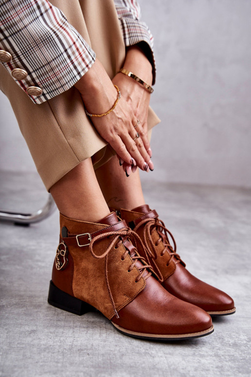 Stivali da donna Calzature Deveciejka 5743A-29 colore marrone