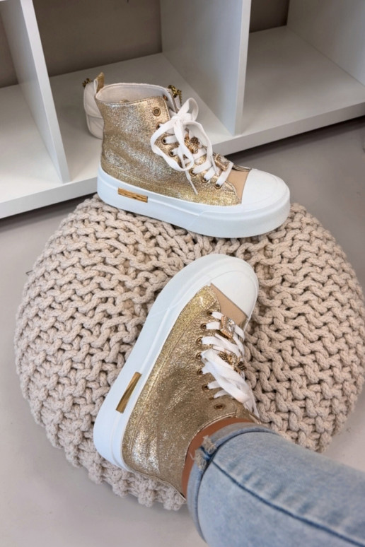 Sandali platform con tacco Auksinės Gracella