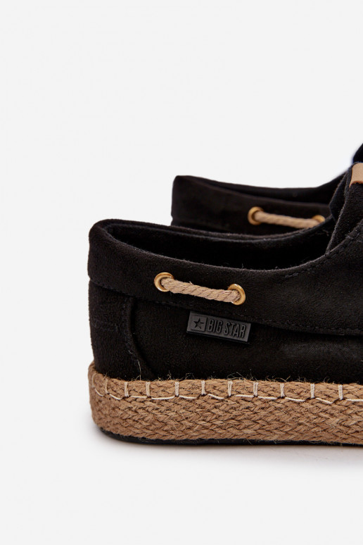 espadrillas Deveschio con lacci Big Star NN174051 colore nero