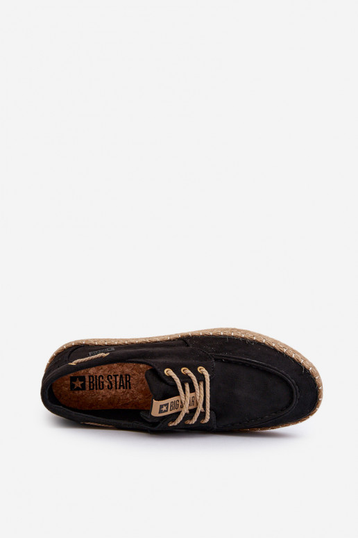 espadrillas Deveschio con lacci Big Star NN174051 colore nero