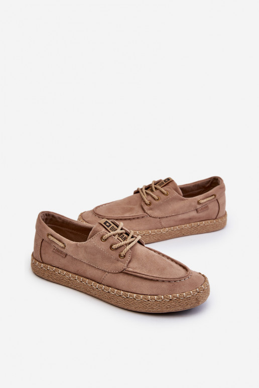 espadrillas Deveschio con lacci Big Star NN174054 beige