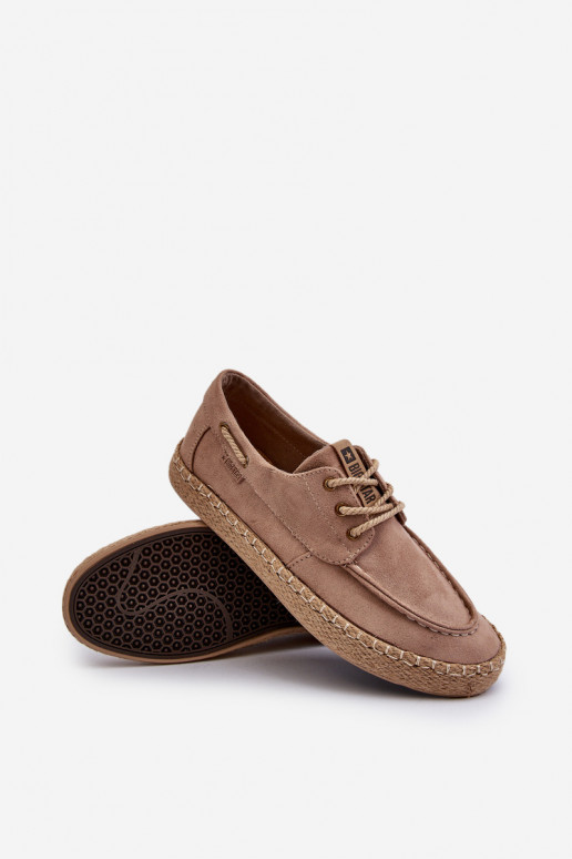 espadrillas Deveschio con lacci Big Star NN174054 beige