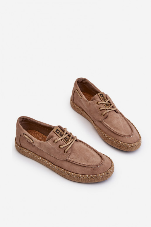 espadrillas Deveschio con lacci Big Star NN174054 beige