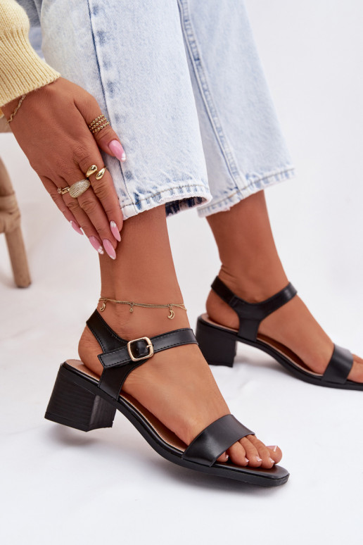 Sandali da donna Eko Pelle Klocke colore nero Sabela