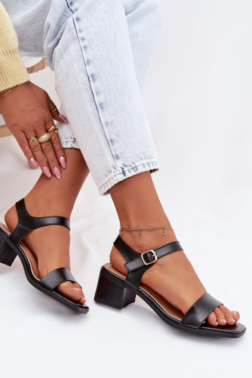 Sandali da donna Eko Pelle Klocke colore nero Sabela