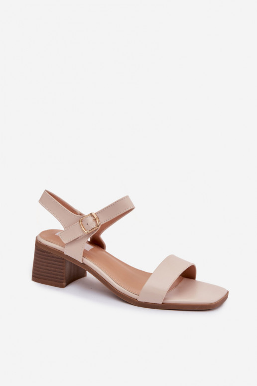 Sandali da donna Eko Pelle Klocke beige Sabela