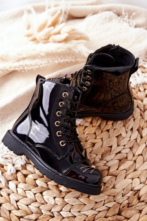 riscaldamento Stivaletti da lavoro con cerniere colore nero Mousie