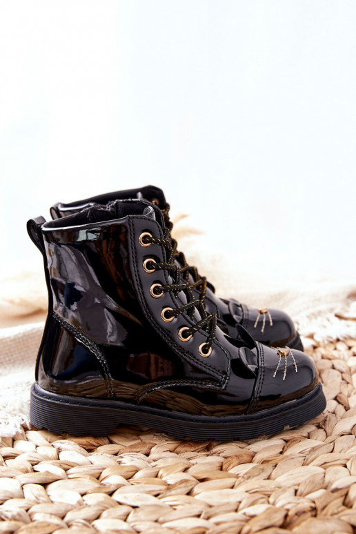 riscaldamento Stivaletti da lavoro con cerniere colore nero Mousie