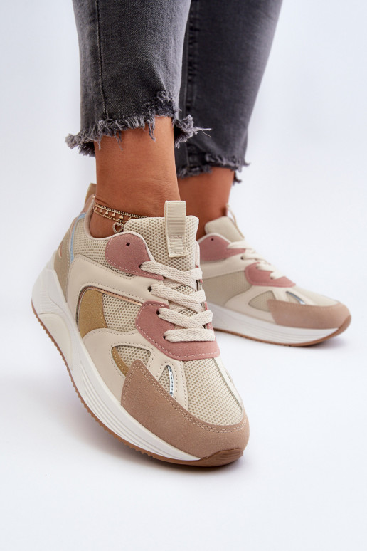 Scarpe modello sneakers Femminile con una piattaforma Colori differenti Lenivia