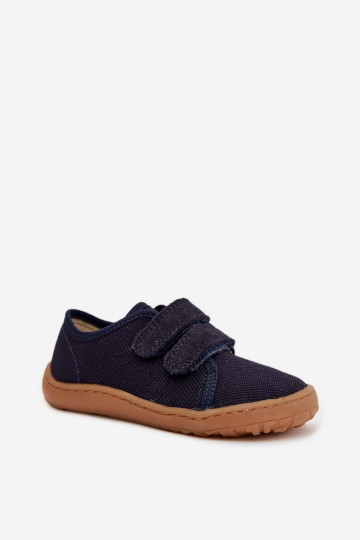 Pantofole da passeggio per bambini Froddo Canvas G1700440-2 colore blu scuro