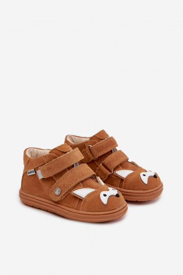 Scarpe in pelle per bambini maschi a tema Lisa Bartek 8632063 marroni