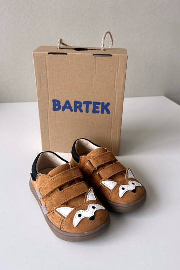 Scarpe in pelle barefoot per bambini a tema Lisa Bartek 8600563 marroni 2