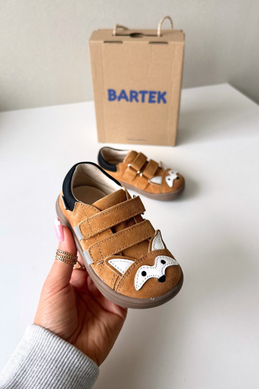 Pelle scarpe Barefoot Infantile Con un tema Lisa Bartek 8600563 colore marrone