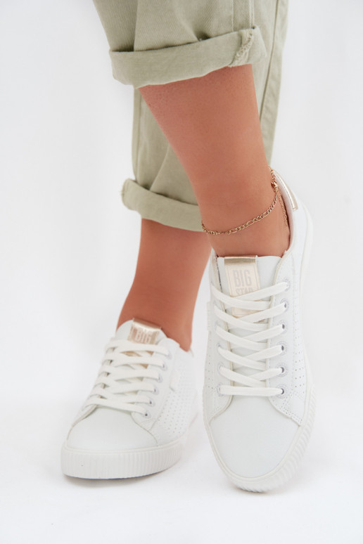 scarpe casual Scarpe da ginnastica Femminile Eko Pelle Big Star TT274020 Colore bianco