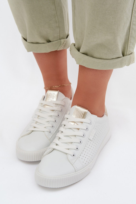 scarpe casual Scarpe da ginnastica Femminile Eko Pelle Big Star TT274020 Colore bianco