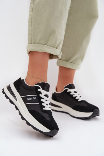 Scarpe sportive in stile Big Star TT274877 HI-POLY SYSTEM nere 2