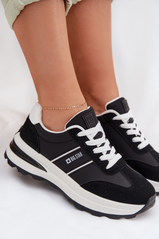 Scarpe modello sneakers scarpe da ginnastica Femminile Big Star TT274877 HI-POLY SYSTEM colore nero