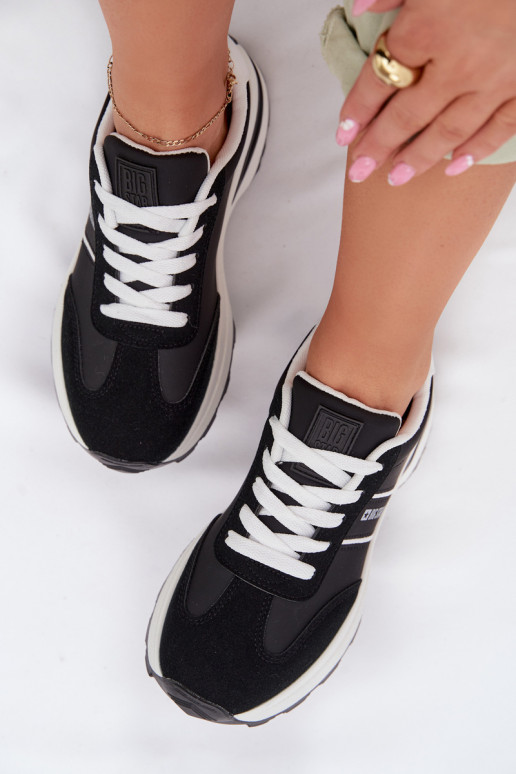 Scarpe modello sneakers scarpe da ginnastica Femminile Big Star TT274877 HI-POLY SYSTEM colore nero