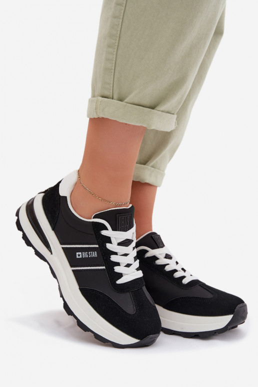 Scarpe modello sneakers scarpe da ginnastica Femminile Big Star TT274877 HI-POLY SYSTEM colore nero