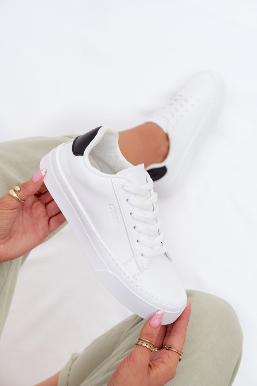 Scarpe modello sneakers Femminile in ecopelle Big Star TT274928 HI-POLY SYSTEM Colore bianco