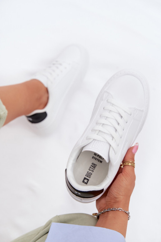 Scarpe modello sneakers Femminile in ecopelle Big Star TT274928 HI-POLY SYSTEM Colore bianco