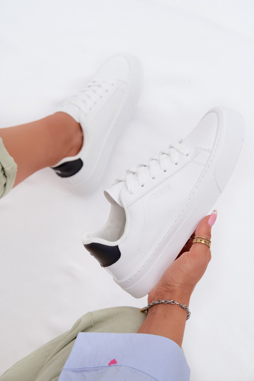Scarpe modello sneakers Femminile in ecopelle Big Star TT274928 HI-POLY SYSTEM Colore bianco