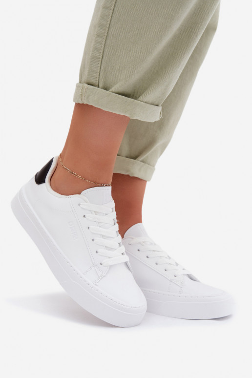 Scarpe modello sneakers Femminile in ecopelle Big Star TT274928 HI-POLY SYSTEM Colore bianco