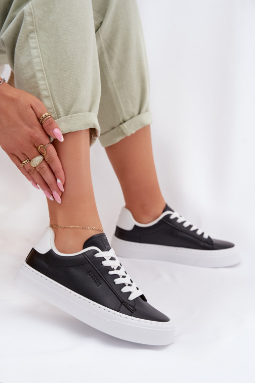 Scarpe modello sneakers Femminile in ecopelle Big Star TT274927 HI-POLY SYSTEM colore nero