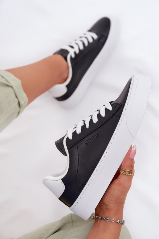 Scarpe modello sneakers Femminile in ecopelle Big Star TT274927 HI-POLY SYSTEM colore nero