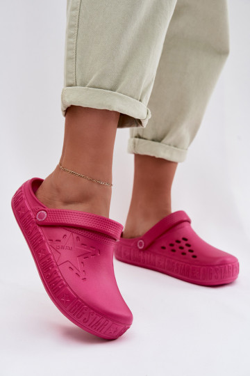 Pantofole leggere da donna Big Star TT274A082 rosa 2