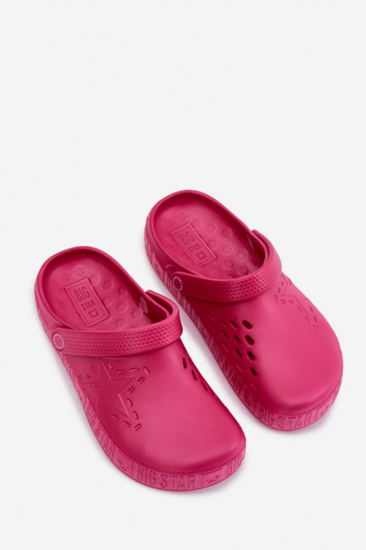 Pantofole Zoccoli Femminile Pantofole leggere Big Star TT274A082 colore rosa