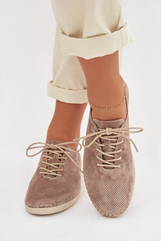 scarpe FemminileAbilitatoturalnego dalla pelle scamosciatau S.Barski LR61-7080 beige