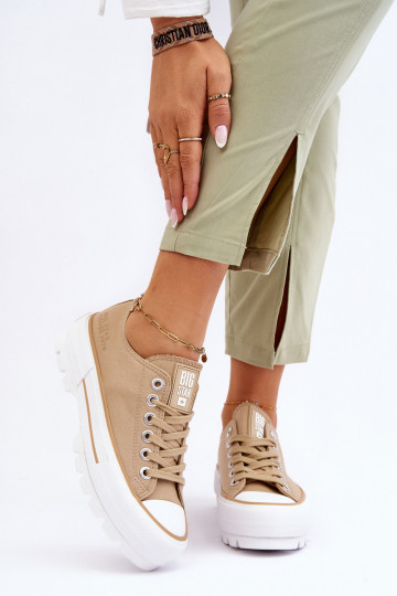  scarpe casual con una piattaforma Big Star LL274154 beige 2