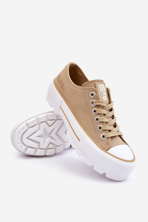  scarpe casual con una piattaforma Big Star LL274154 beige