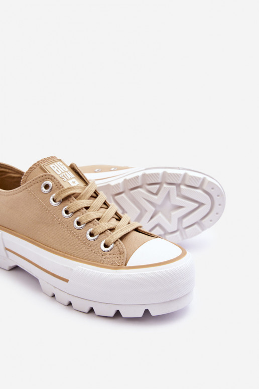  scarpe casual con una piattaforma Big Star LL274154 beige