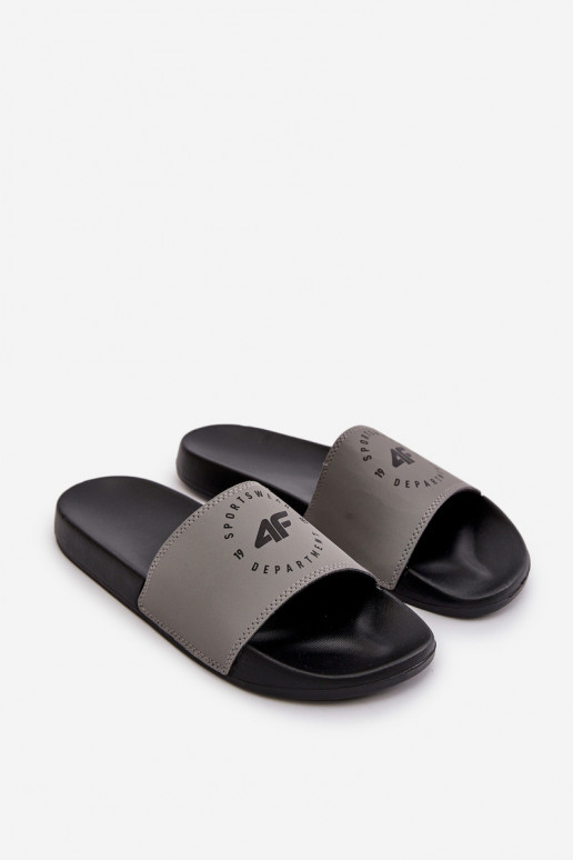 Deveschio Pantofole 4FMM00FFLIM046-25S colore grigio