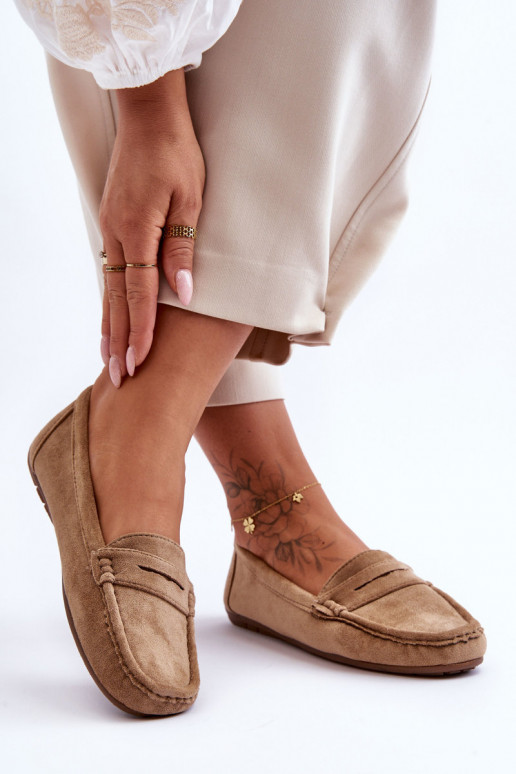 Mocassini eleganti in camoscio colore marrone Lenvie