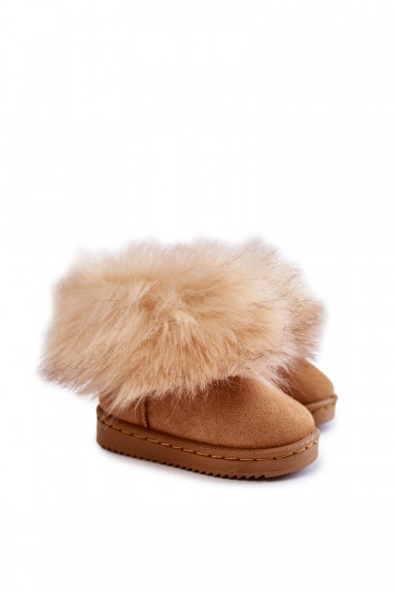 Stivali da neve per bambini con pelliccia marroni Ariana 2