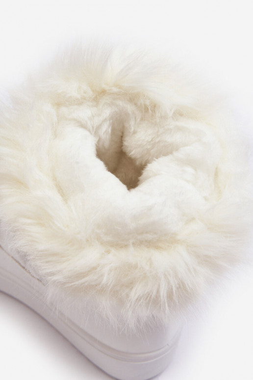 Femminile Stivali da neve con lacci Colore bianco Santero - Colore bianco