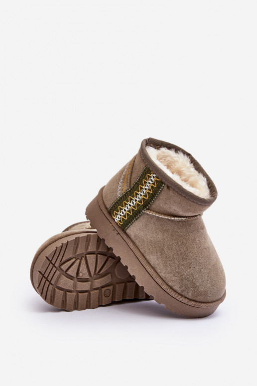 Stivali da neve Stivali riscaldamento Infantile colore verde Leonora