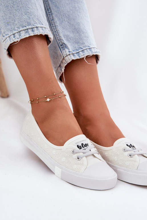 Scarpe da ginnastica Scarpe per il tempo liberoHaftem Lee Cooper LCIN-25-31-3447L Colore bianco