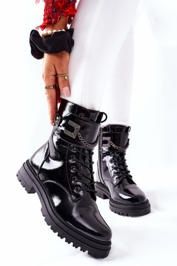 Femminile riscaldamento Stivaletti da lavoro colore nero Vanquish